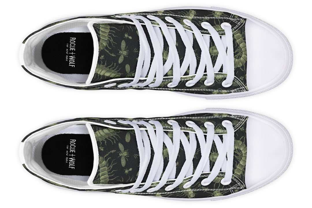 Centipeda Tenebris High Tops