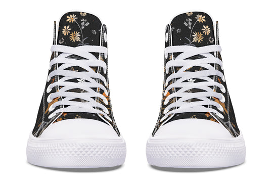 Emberblossom High Tops - Classic Premium Canvas Shoes with Comfortable and Durable Soles