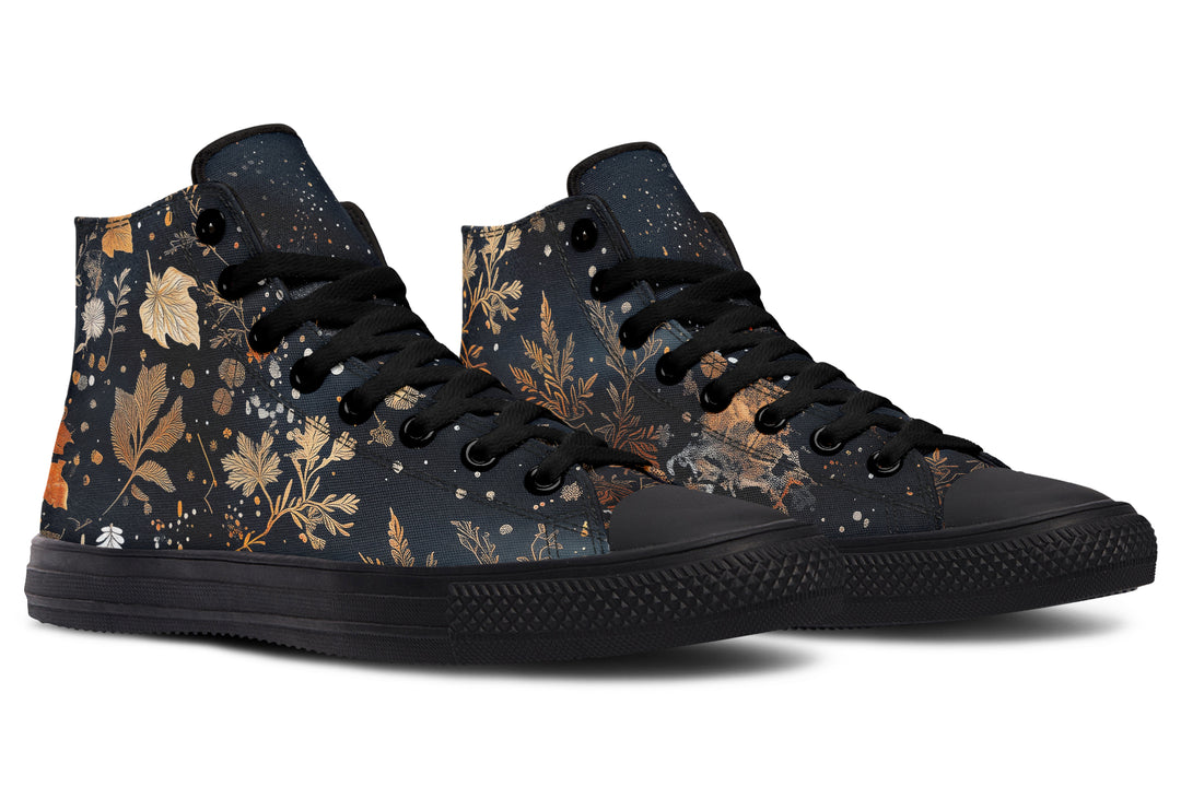 Emberfall High Tops - Classic Premium Canvas Shoes with Comfortable and Durable Soles