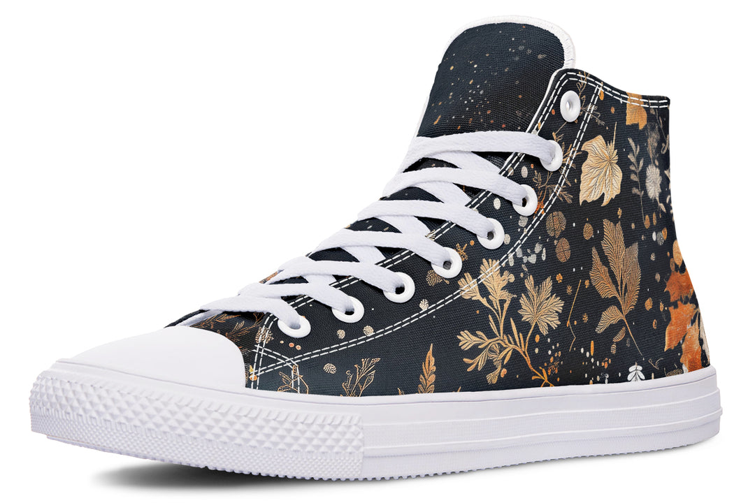 Emberfall High Tops - Classic Premium Canvas Shoes with Comfortable and Durable Soles