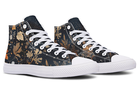 Emberfall High Tops - Classic Premium Canvas Shoes with Comfortable and Durable Soles