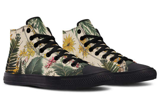 Fernwood High Tops - Classic Premium Canvas Shoes with Comfortable and Durable Soles