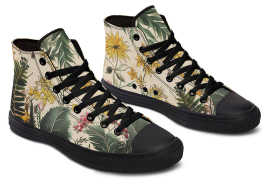 Fernwood High Tops - Classic Premium Canvas Shoes with Comfortable and Durable Soles