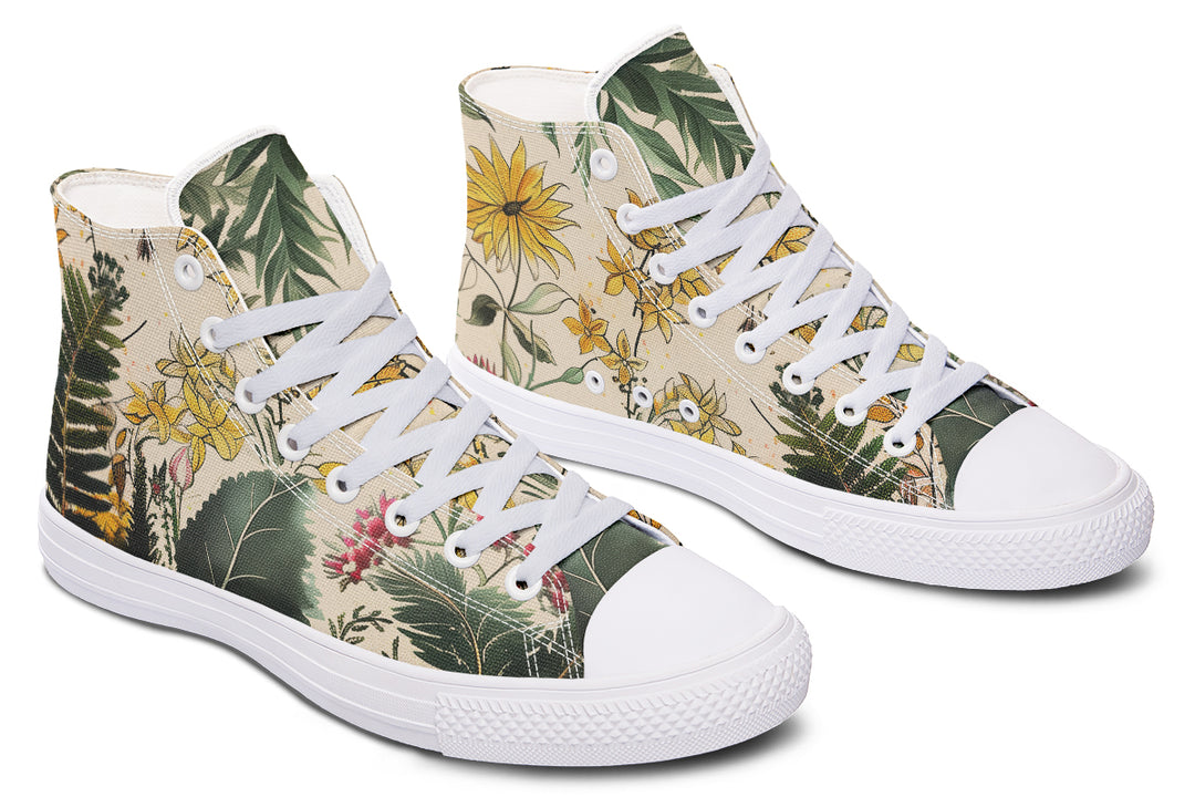 Fernwood High Tops - Classic Premium Canvas Shoes with Comfortable and Durable Soles