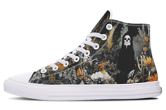 Grim’s Harvest High Tops - Classic Premium Canvas Shoes with Comfortable and Durable Soles