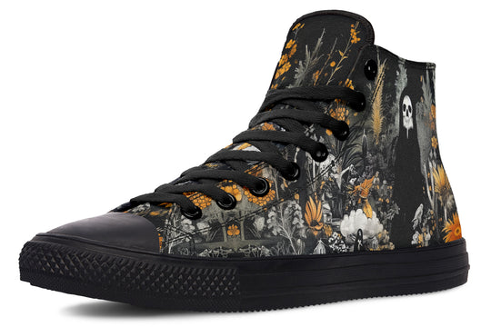 Grim’s Harvest High Tops - Classic Premium Canvas Shoes with Comfortable and Durable Soles