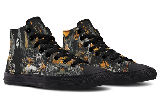 Grim’s Harvest High Tops - Classic Premium Canvas Shoes with Comfortable and Durable Soles