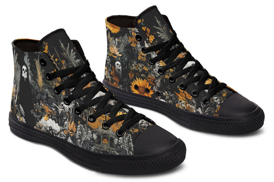 Grim’s Harvest High Tops - Classic Premium Canvas Shoes with Comfortable and Durable Soles