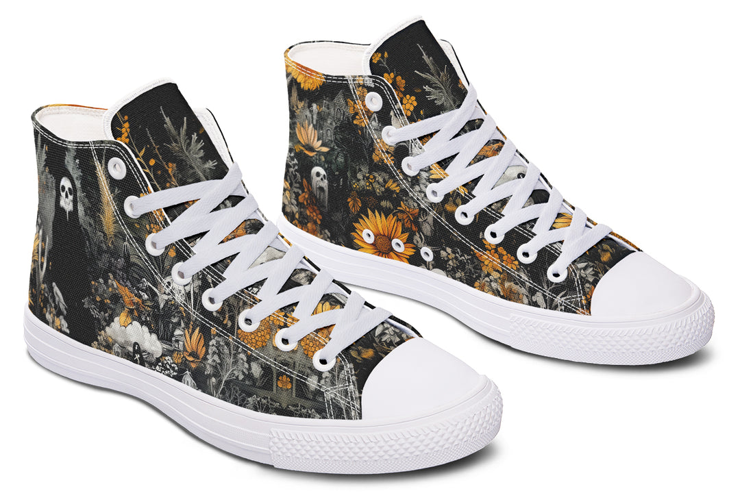 Grim’s Harvest High Tops - Classic Premium Canvas Shoes with Comfortable and Durable Soles