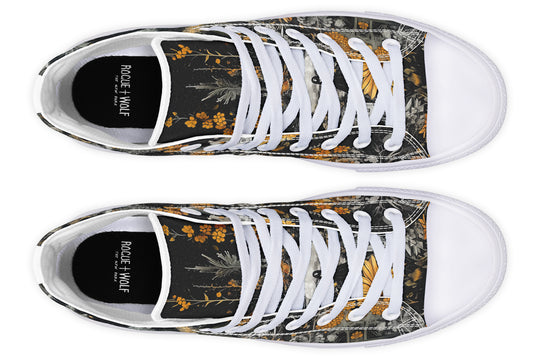 Grim’s Harvest High Tops - Classic Premium Canvas Shoes with Comfortable and Durable Soles