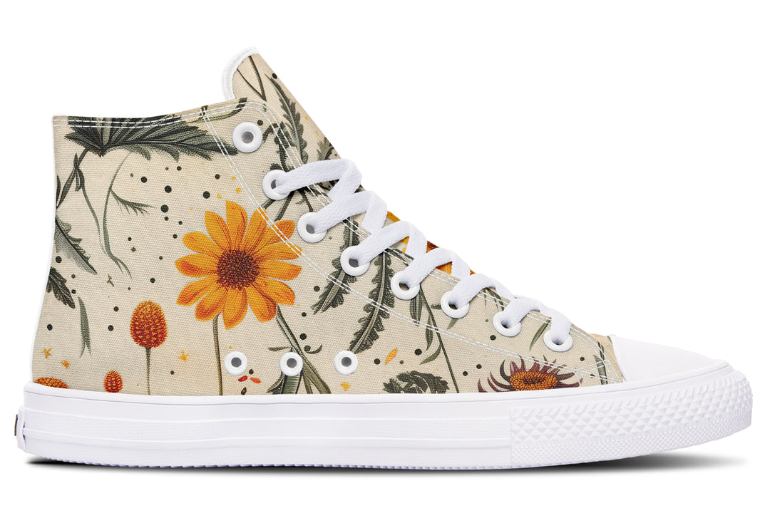 Midsummer High Tops - Classic Premium Canvas Shoes with Comfortable and Durable Soles