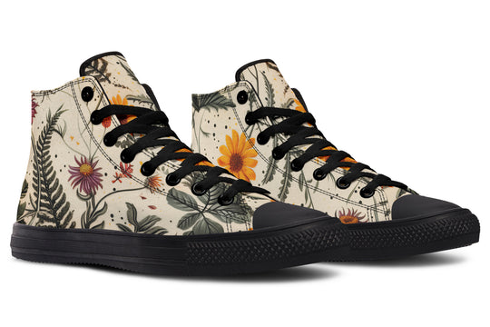 Midsummer High Tops - Classic Premium Canvas Shoes with Comfortable and Durable Soles