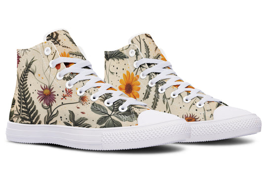 Midsummer High Tops - Classic Premium Canvas Shoes with Comfortable and Durable Soles