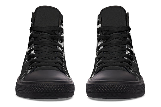 Nightfall High Tops - Classic Premium Canvas Shoes with Comfortable and Durable Soles