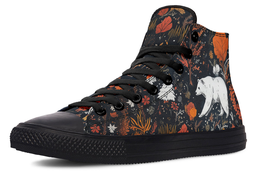 Spirit Guardian High Tops - Classic Premium Canvas Shoes with Comfortable and Durable Soles