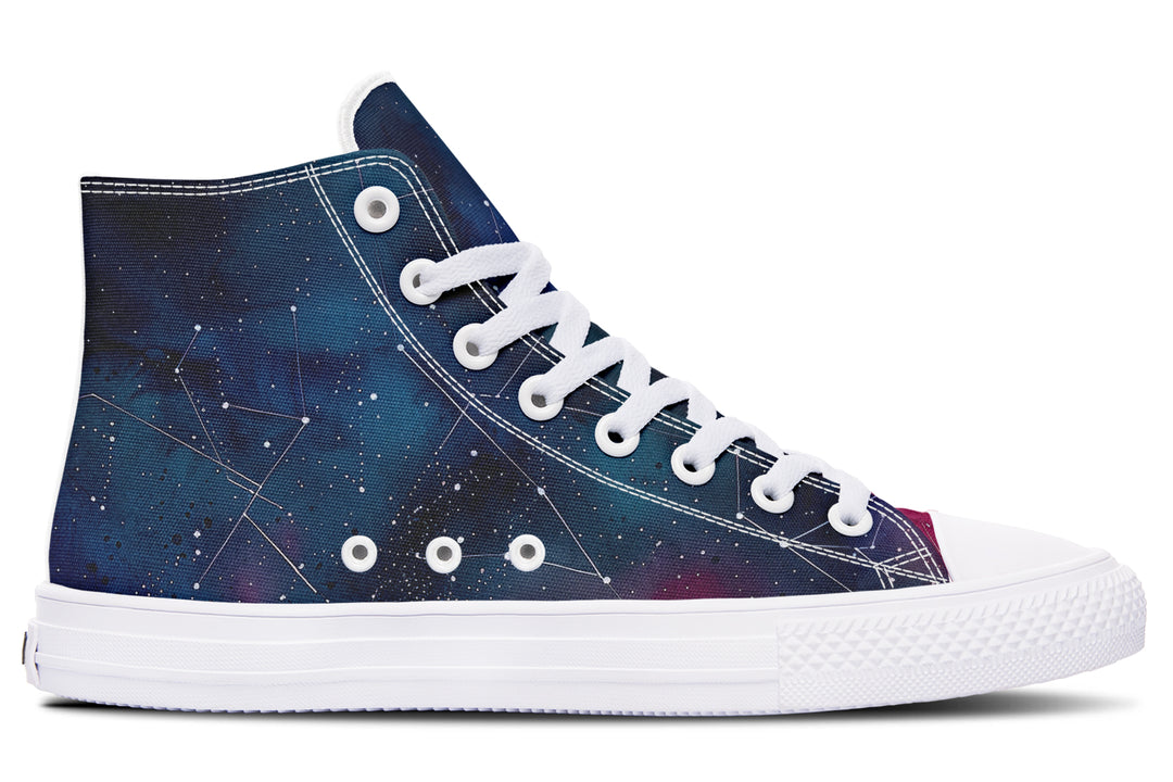 Twilight High Tops - Classic Premium Canvas Shoes with Comfortable and Durable Soles