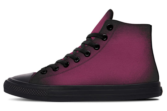 Wicked Berry High Tops - Classic Premium Canvas Shoes with Comfortable and Durable Soles