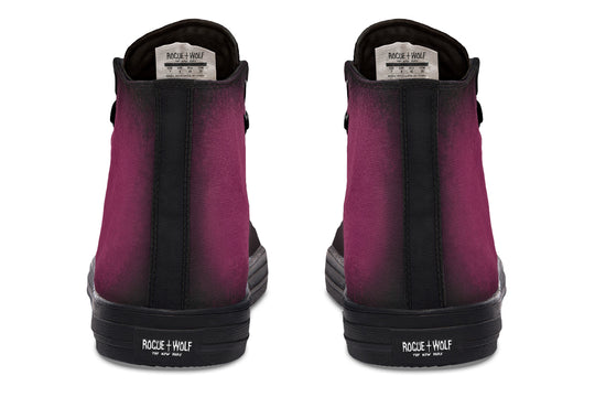 Wicked Berry High Tops - Classic Premium Canvas Shoes with Comfortable and Durable Soles