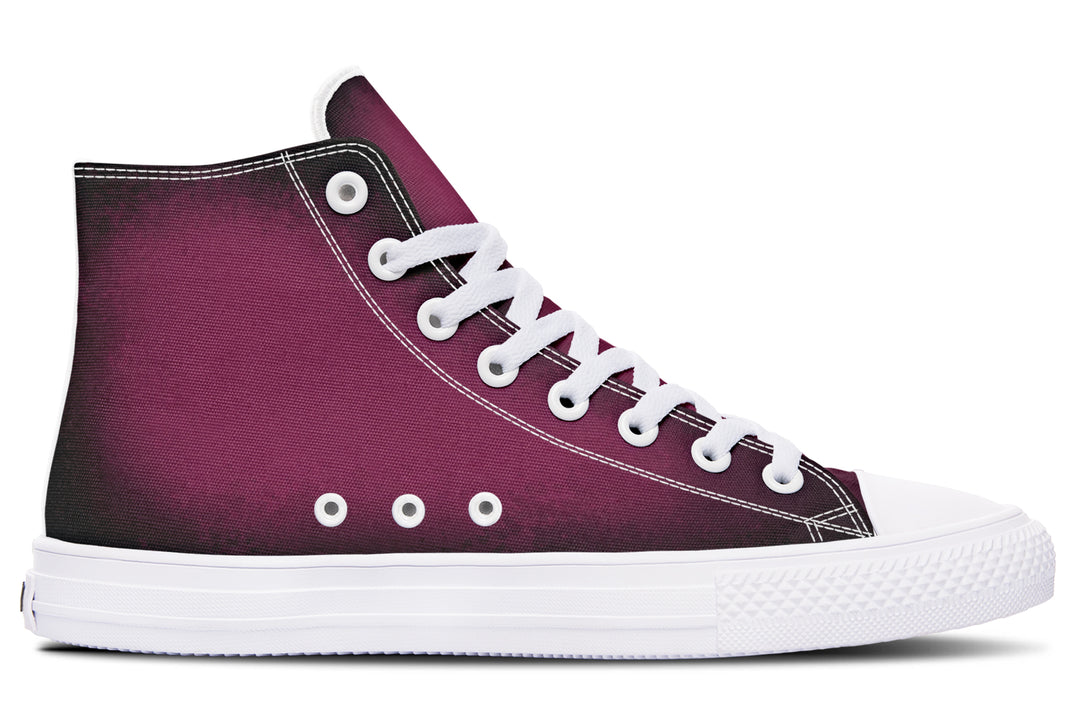 Wicked Berry High Tops - Classic Premium Canvas Shoes with Comfortable and Durable Soles