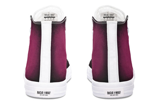 Wicked Berry High Tops - Classic Premium Canvas Shoes with Comfortable and Durable Soles