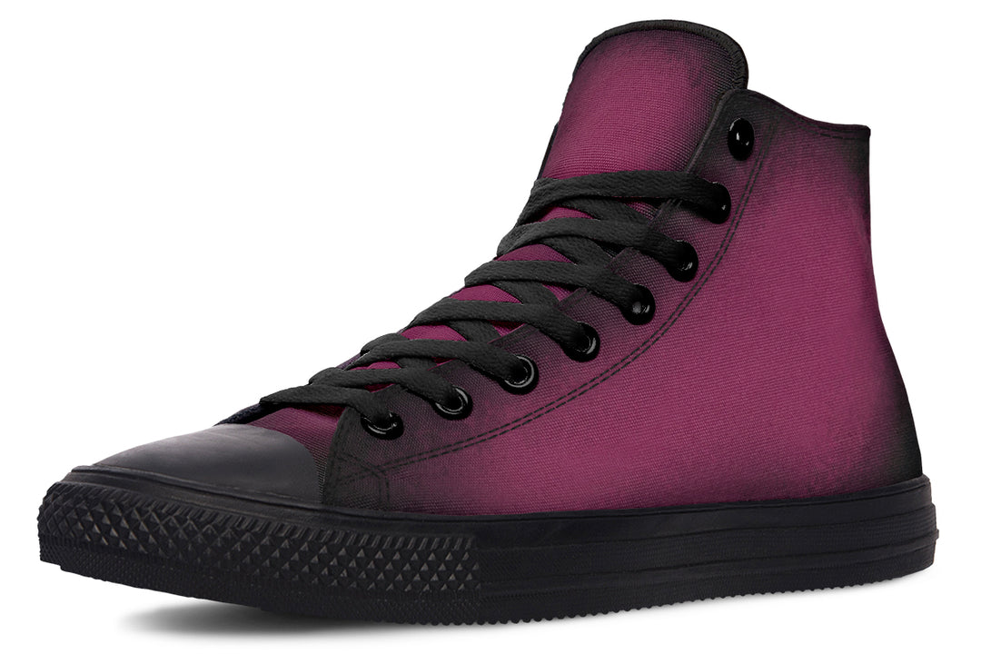 Wicked Berry High Tops - Classic Premium Canvas Shoes with Comfortable and Durable Soles