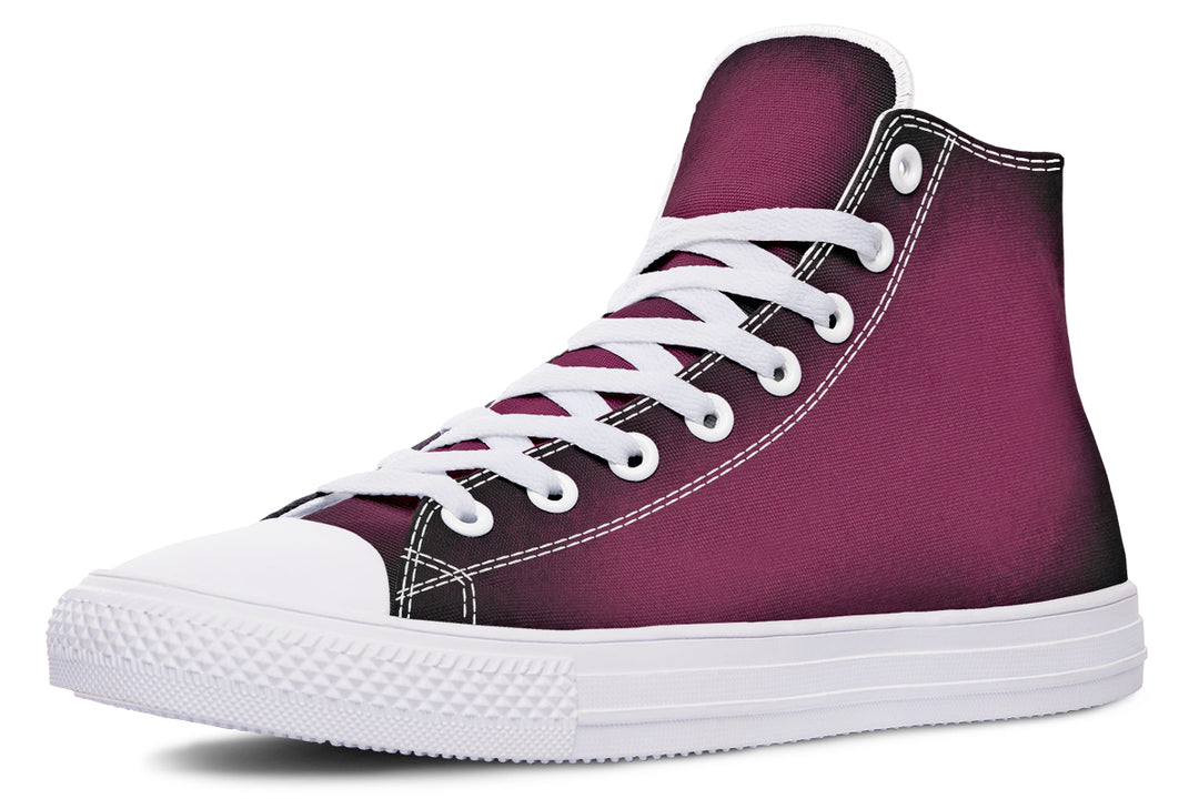 Wicked Berry High Tops - Classic Premium Canvas Shoes with Comfortable and Durable Soles