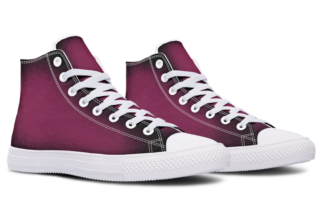 Wicked Berry High Tops - Classic Premium Canvas Shoes with Comfortable and Durable Soles