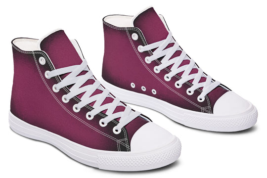 Wicked Berry High Tops - Classic Premium Canvas Shoes with Comfortable and Durable Soles