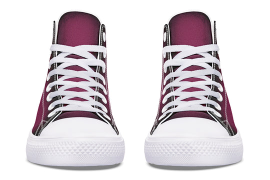 Wicked Berry High Tops - Classic Premium Canvas Shoes with Comfortable and Durable Soles