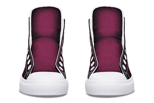 Wicked Berry High Tops - Classic Premium Canvas Shoes with Comfortable and Durable Soles