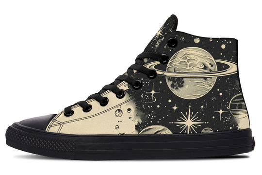 Starwalker High Tops - Classic Premium Canvas Shoes with Comfortable and Durable Soles