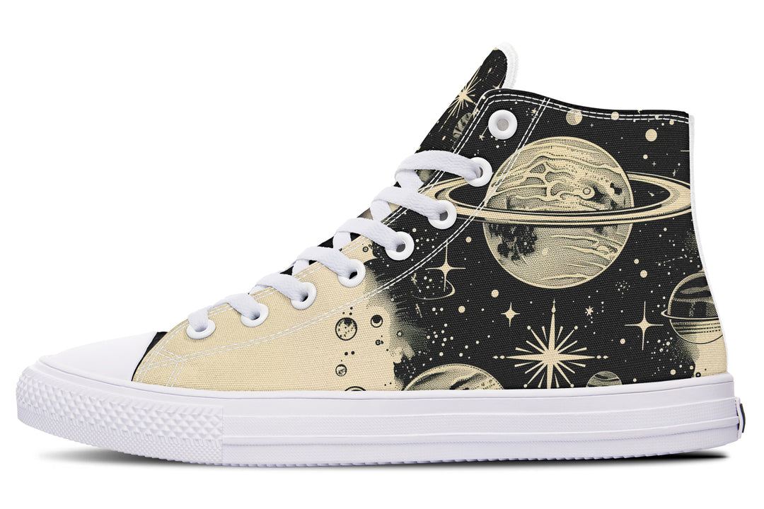 Starwalker High Tops - Classic Premium Canvas Shoes with Comfortable and Durable Soles