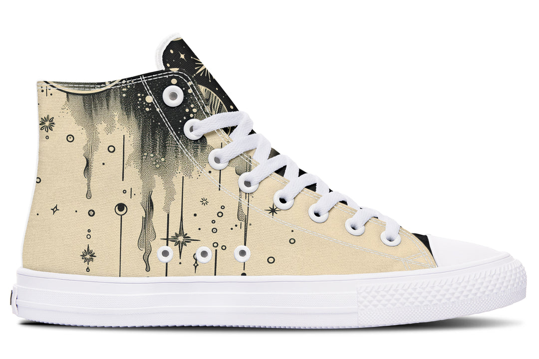 Starwalker High Tops - Classic Premium Canvas Shoes with Comfortable and Durable Soles