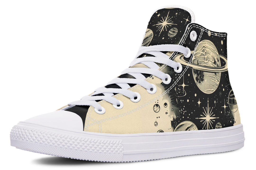 Starwalker High Tops - Classic Premium Canvas Shoes with Comfortable and Durable Soles