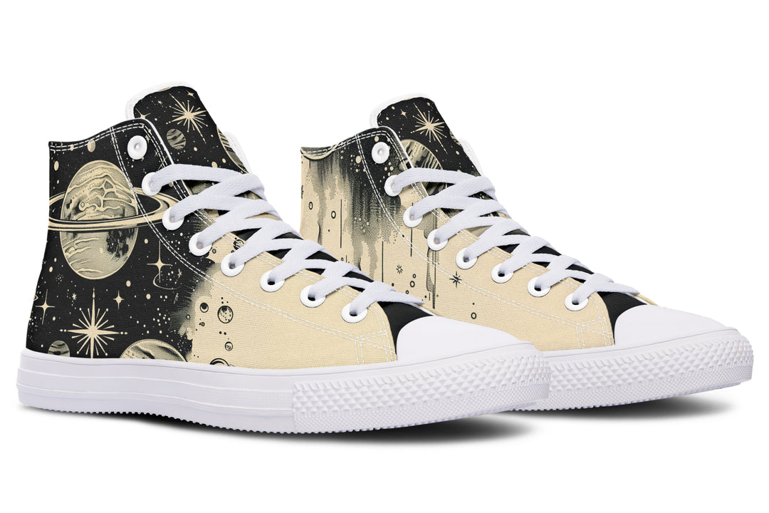 Starwalker High Tops - Classic Premium Canvas Shoes with Comfortable and Durable Soles