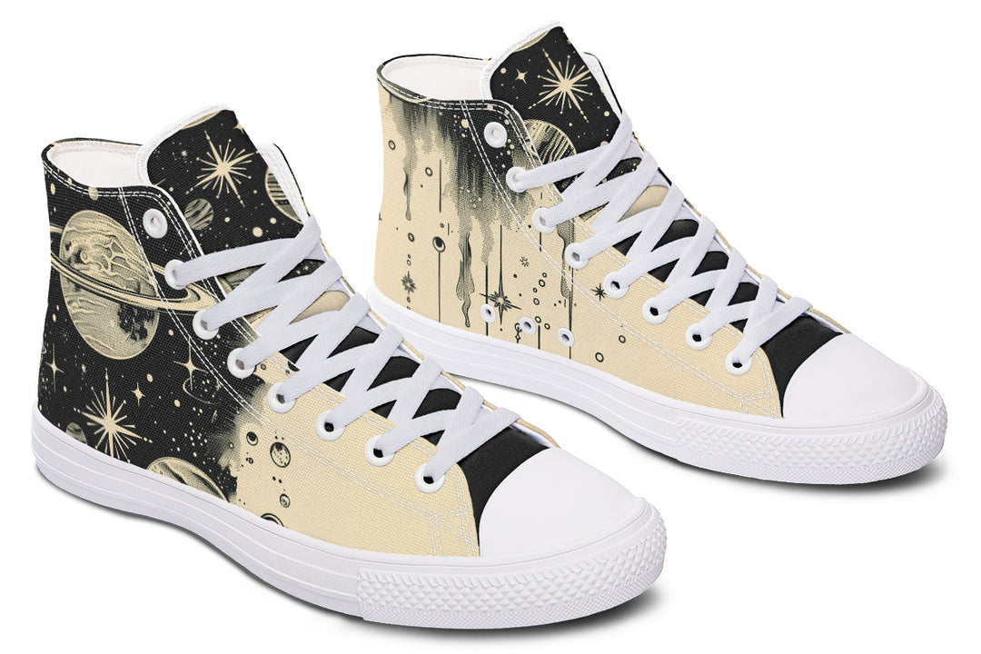 Starwalker High Tops - Classic Premium Canvas Shoes with Comfortable and Durable Soles