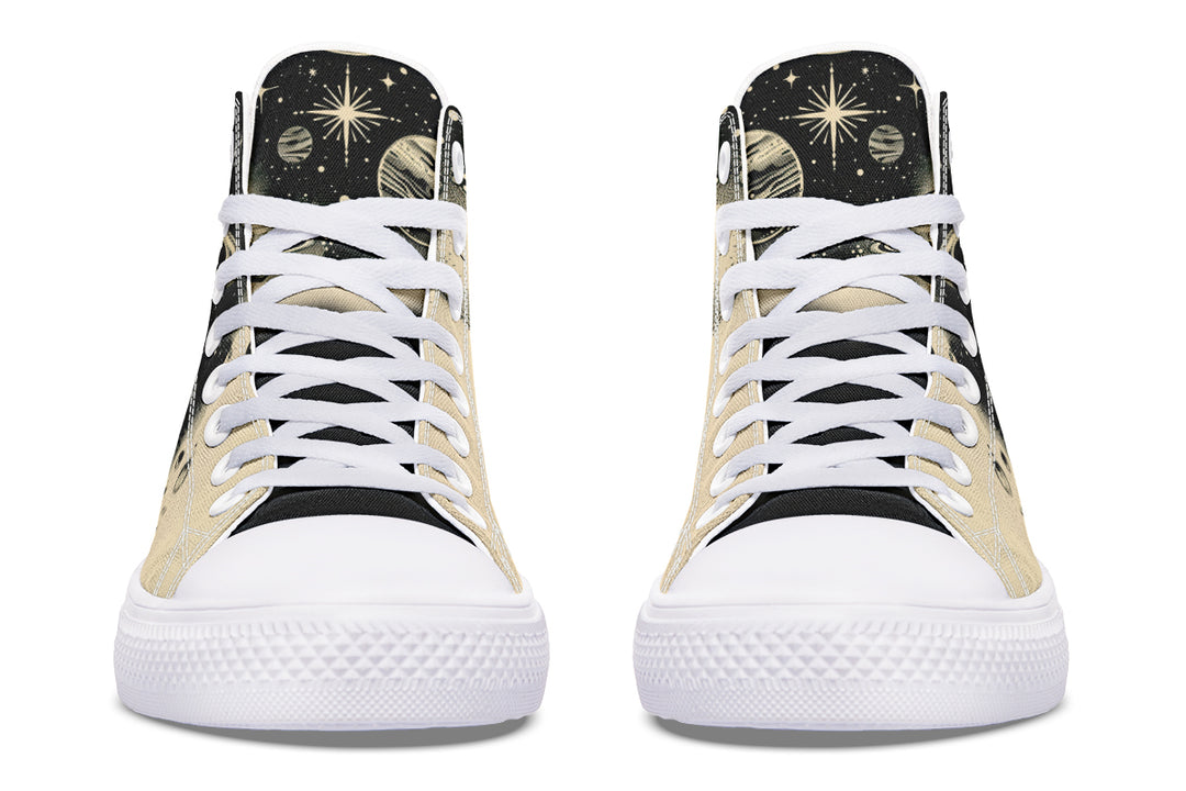 Starwalker High Tops - Classic Premium Canvas Shoes with Comfortable and Durable Soles