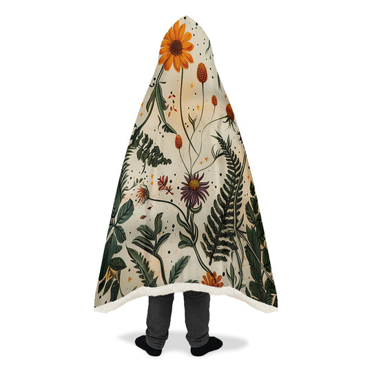 Midsummer Hooded Blanket - Cozy and Warm Wrap-around Blanket with Vegan Fur Lining and Hood