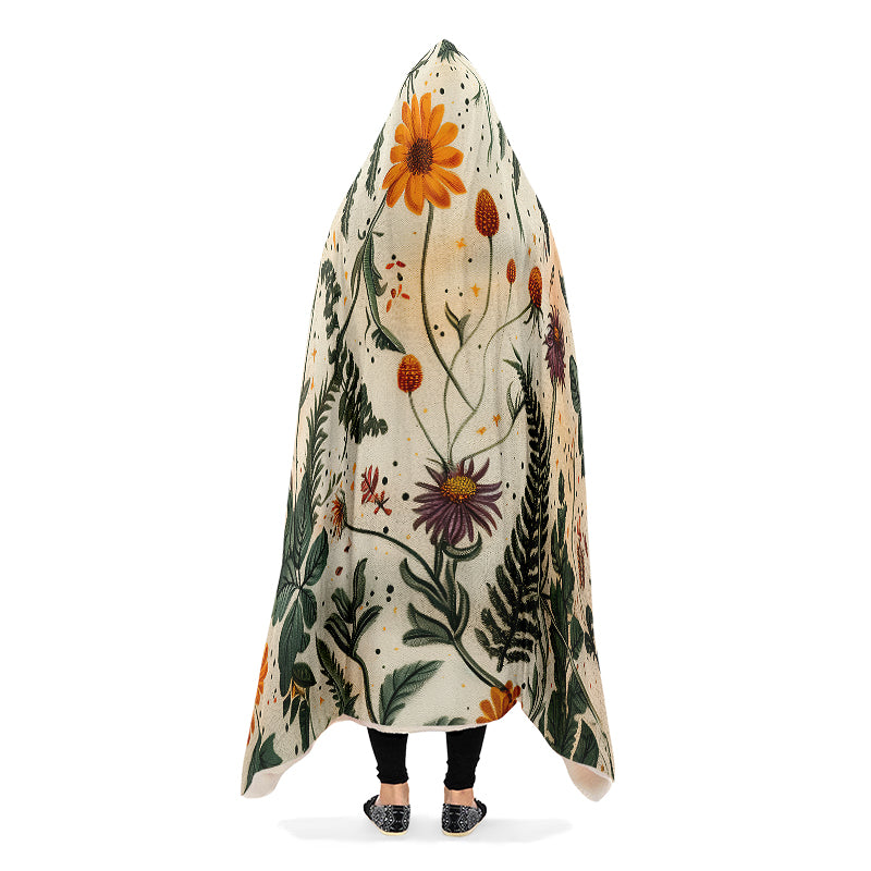 Midsummer Hooded Blanket - Cozy and Warm Wrap-around Blanket with Vegan Fur Lining and Hood