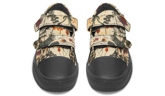 Midsummer Kids Low Tops - Easy Strap Canvas Kids Shoes with Durable Rubber Soles