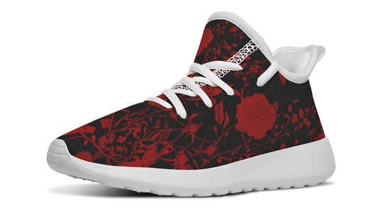 Blood Rose Romance Kids Sneakers - Lightweight Breathable Kids Sneakers with Durable Soles