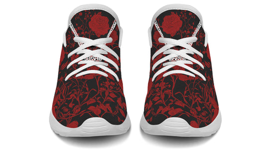 Blood Rose Romance Kids Sneakers - Lightweight Breathable Kids Sneakers with Durable Soles