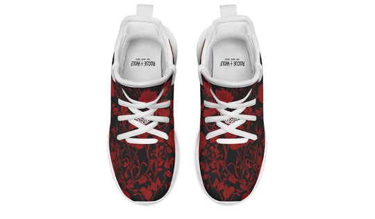 Blood Rose Romance Kids Sneakers - Lightweight Breathable Kids Sneakers with Durable Soles