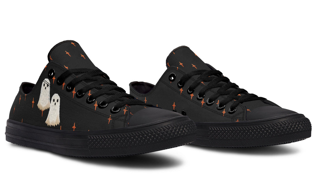 Boo Low Tops - Classic Premium Canvas Shoes with Comfortable and Durable Soles