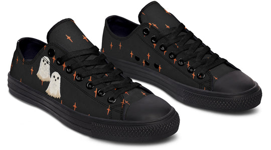 Boo Low Tops - Classic Premium Canvas Shoes with Comfortable and Durable Soles