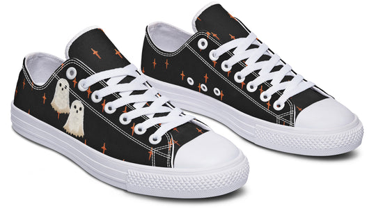 Boo Low Tops - Classic Premium Canvas Shoes with Comfortable and Durable Soles