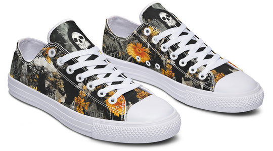 Grim’s Harvest Low Tops - Classic Premium Canvas Shoes with Comfortable and Durable Soles