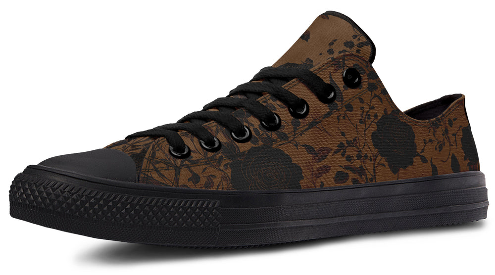 Sepia Rose Romance Low Tops