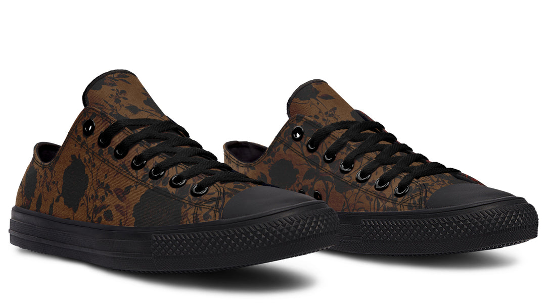 Sepia Rose Romance Low Tops