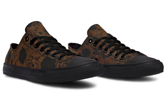 Sepia Rose Romance Low Tops